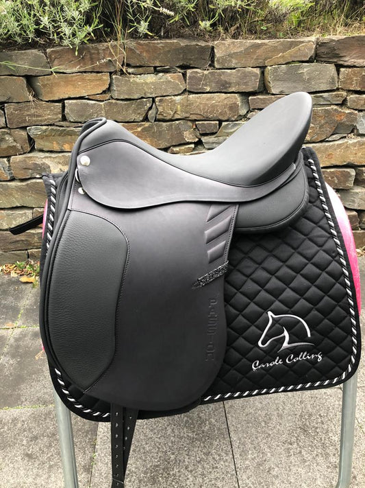 Sommer Sattel, Passion DS,Carole Colling,Online Shop,Sattelanpassung vor Ort,anpassbarer Sattel,kalt verstellbarer Sattel,Sattelcheck,Sattelkontrolle,Sattelverkauf, selle d'équitation,vente selle équitation, contrôle selle équitation,ajuster arcade, silla de montar,sela de equitaçao,Online Kauf,schwarz ,Dressur Sattel,dressage,saddle,adjustable saddle, saddle fitter, Sattel kaufen