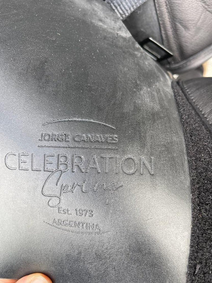 Jorge Canaves Celebration 17,5" Schwarz Springsattel [NEU] - Pferdesattel Shop